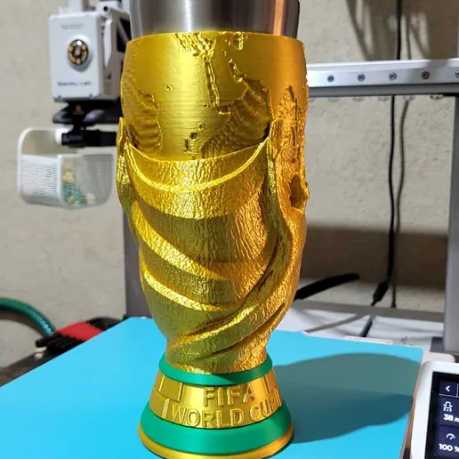 Outro ângulo da taça exclusiva
